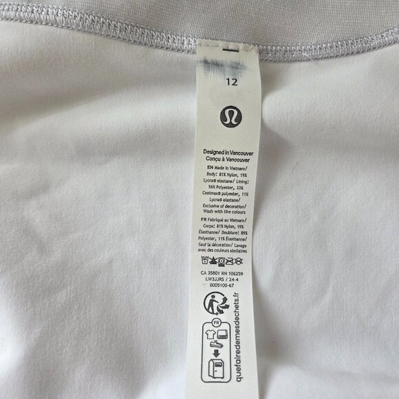 Lululemon Define Jacket Nulu Size 12 Contour Spot White Multi NEW - Picture 9 of 10
